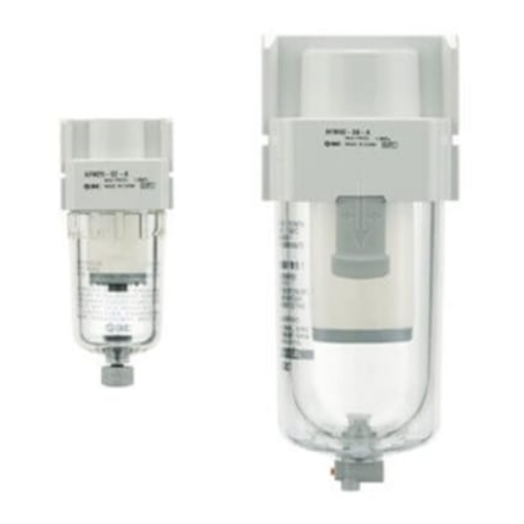 Picture of 3.33 l/sec. G 1/4 Pneumatic Separator, 0.3μm filtration, SMC, AFM20-F02B-A
