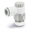 Picture of AS Series Elbow Fitting, R 1/2 to Push In 12 mm, Threaded-to-Tube Connection Style, SMC, AS4201F-04-12SA