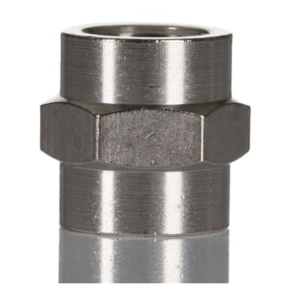 Picture of Bulkhead Threaded Adaptor, R 1/4 Male to R 1/4 Male, Threaded Connection Style, SMC, 2500-1/4