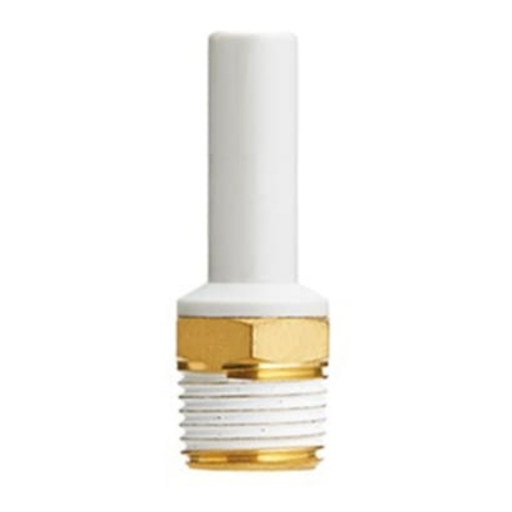 Picture of KQ2N Series Straight Tube-to-Tube Adaptor, Push In 6 mm to Push In 6 mm, SMC, KQ2N06-01AS