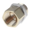 Picture of KQ2 Series Bulkhead Threaded-to-Tube Adaptor, Rc 1/2 Female to Push In 12 mm, Threaded-to-Tube Connection Style, SMC, KQ2E12-04A