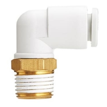 Picture of KQ2 Series Elbow Fitting, Push In 8 mm to Push In 8 mm, SMC, KQ2L08-02AP