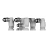 Picture of KQ2 Series Elbow Threaded Adaptor, M3 Male to Push In 4 mm, Threaded-to-Tube Connection Style, SMC, KQ2L04-M3G