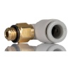 Picture of KQ2 Series Elbow Threaded Adaptor, M6 Male to Push In 6 mm, Threaded-to-Tube Connection Style, SMC, KQ2L06-M6A
