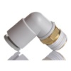 Picture of KQ2 Series Elbow Threaded Adaptor, R 1/8 Male to Push In 6 mm, Threaded-to-Tube Connection Style, SMC, KQ2L06-01AS