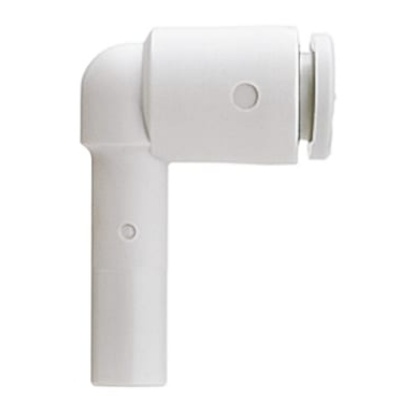 Picture of KQ2 Series Elbow Tube-toTube Adaptor, Push In 4 mm to Push In 4 mm, Tube-to-Tube Connection Style, SMC, KQ2L04-99A