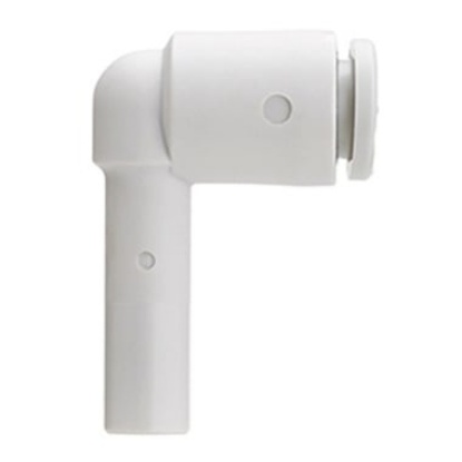 Picture of KQ2 Series Plug-in Elbow, Push In 3.2 mm to Push In 3.2 mm, Tube-to-Tube Connection Style, SMC, KQ2L23-99A