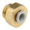 Picture of KQ2 Series Straight Threaded Adaptor, G 1/4 Male to Push In 6 mm, Threaded-to-Tube Connection Style, SMC, KQ2H06-G02A