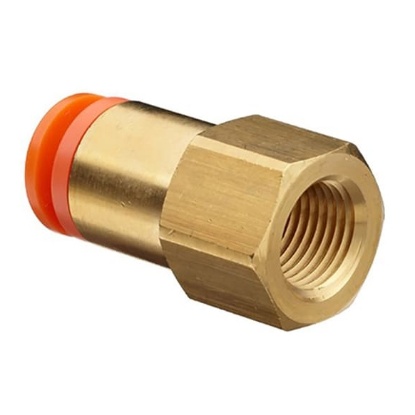 Picture of KQ2 Series Straight Threaded Adaptor, G 3/8 Female to Push In 10 mm, Threaded-to-Tube Connection Style, SMC, KQ2F10-G03A