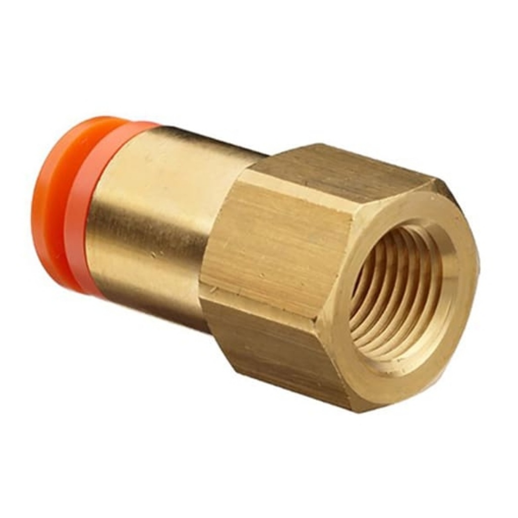 Picture of KQ2 Series Straight Threaded Adaptor, G 3/8 Female to Push In 16 mm, Threaded-to-Tube Connection Style, SMC, KQ2F16-G03A