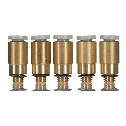 Picture of KQ2 Series Straight Threaded Adaptor, M5 Male to Push In 4 mm, Threaded-to-Tube Connection Style, SMC, KQ2S04-M5A