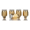 Picture of KQ2 Series Straight Threaded Adaptor, M5 Male to Push In 6 mm, Threaded-to-Tube Connection Style, SMC, KQ2H06-M5A