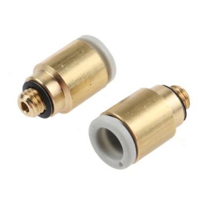 Picture of KQ2 Series Straight Threaded Adaptor, M5 Male to Push In 6 mm, Threaded-to-Tube Connection Style, SMC, KQ2S06-M5A