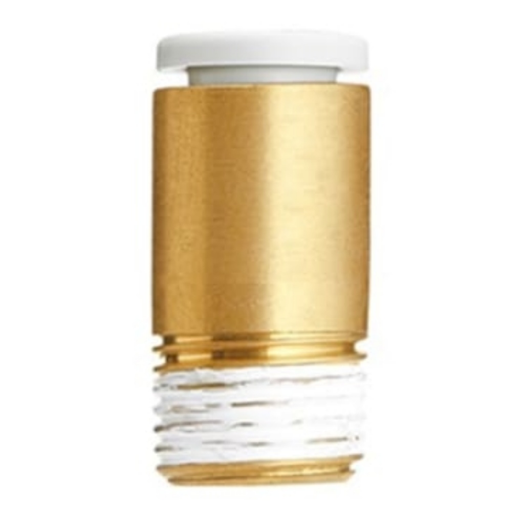 Picture of KQ2 Series Straight Threaded Adaptor, Push In 1/2 in to Push In 16 mm, Threaded Connection Style, SMC, KQ2S16-04NS