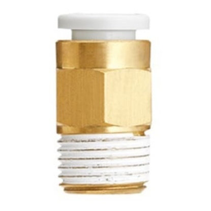 Picture of KQ2 Series Straight Threaded Adaptor, Push In 3/8 in to Push In 8 mm, SMC, KQ2H08-03AP