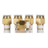 Picture of KQ2 Series Straight Threaded Adaptor, R 1/4 Male to Push In 10 mm, Threaded-to-Tube Connection Style, SMC, KQ2H10-02AS