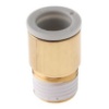 Picture of KQ2 Series Straight Threaded Adaptor, R 1/4 Male to Push In 10 mm, Threaded-to-Tube Connection Style, SMC, KQ2S10-02AS