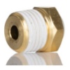 Picture of KQ2 Series Straight Threaded Adaptor, R 1/4 Male to Push In 6 mm, Threaded-to-Tube Connection Style, SMC, KQ2H06-02AS