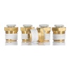Picture of KQ2 Series Straight Threaded Adaptor, R 1/4 Male to Push In 6 mm, Threaded-to-Tube Connection Style, SMC, KQ2H06-02AS