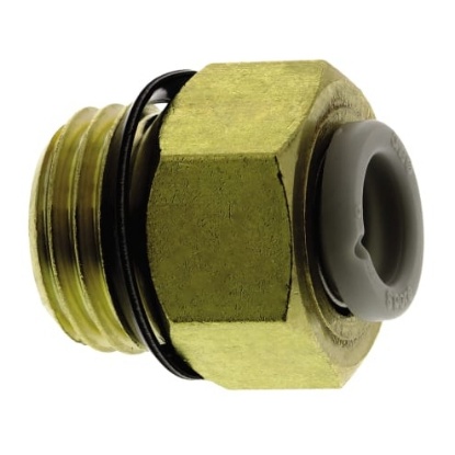 Picture of KQ2 Series Straight Threaded Adaptor, Uni 1/4 Male to Push In 6 mm, Threaded-to-Tube Connection Style, SMC, KQ2H06-U02A