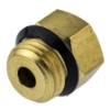 Picture of KQ2 Series Straight Threaded Adaptor, Uni 1/4 Male to Push In 6 mm, Threaded-to-Tube Connection Style, SMC, KQ2H06-U02A