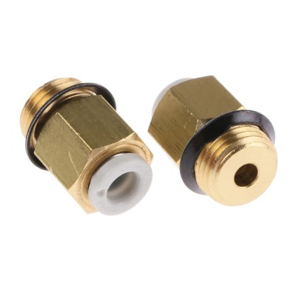 Picture of KQ2 Series Straight Threaded Adaptor, Uni 1/8 Male to Push In 4 mm, Threaded-to-Tube Connection Style, SMC, KQ2H04-U01A