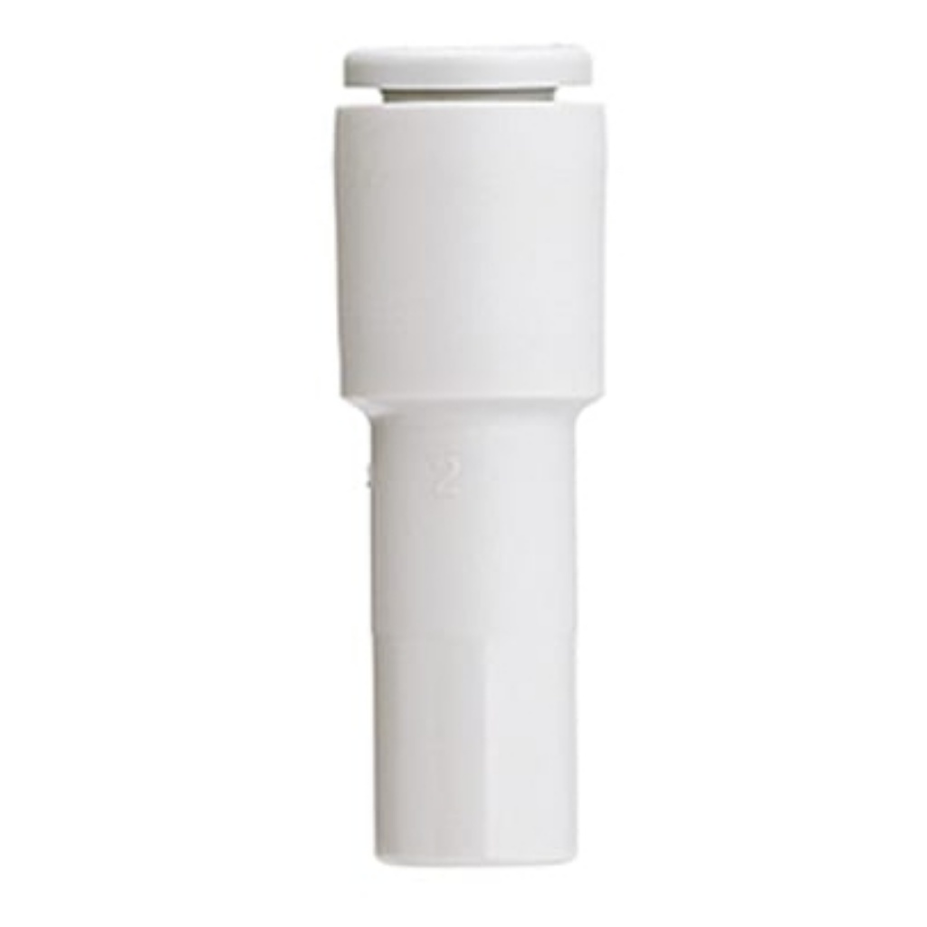 Picture of KQ2 Series Straight Tube-to-Tube Adaptor, Push In 1/8 in to Push In 1/4 in, Tube-to-Tube Connection Style, SMC, KQ2R01-07A