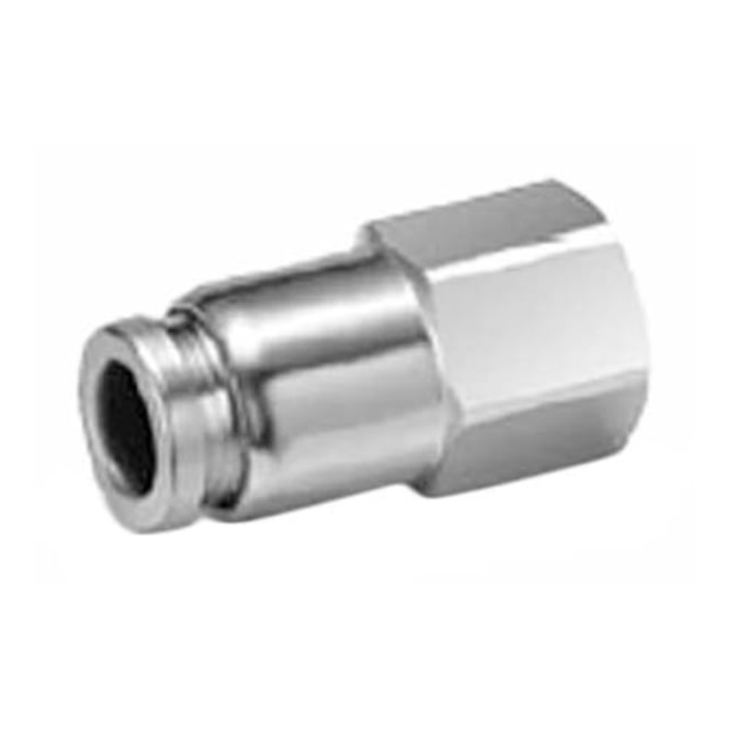 Picture of KQG2 Series Straight Threaded Adaptor, R 3/8 to Push In 8 mm, Threaded-to-Tube Connection Style, SMC, KQG2F08-03