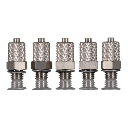 Picture of M Series Straight Threaded Adaptor, M5 Male to Push In 4 mm, Threaded-to-Tube Connection Style, SMC, M-5H-4