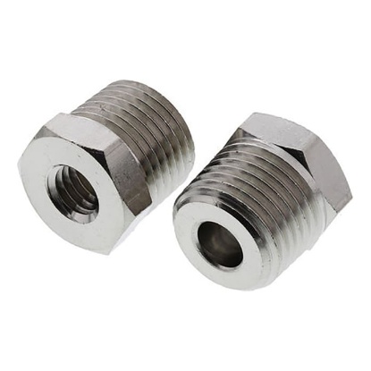 Picture of MS Series Straight Threaded Adaptor, M5 Male to R 1/8 Female, Threaded Connection Style, SMC, MS-5B