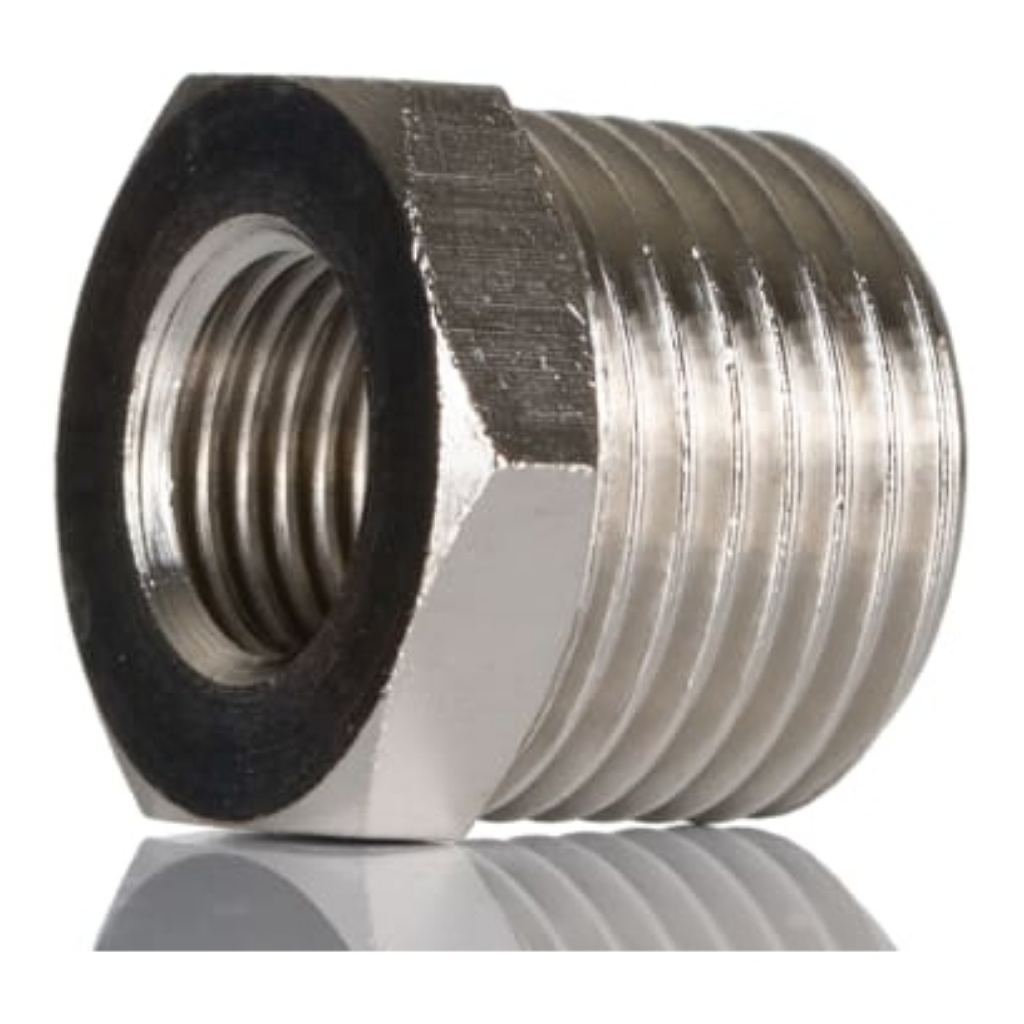 Picture of Straight Threaded Adaptor, R 1/2 Male to R 1/4 Female, Threaded Connection Style, SMC, 2530-1/2-1/4