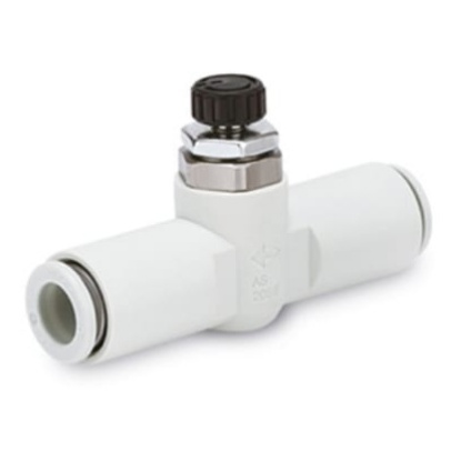 Picture of AS2001FM Series Tube Flow Controller, 6mm Tube Inlet Port x 6mm Tube Outlet Port, SMC, AS2001FM-06