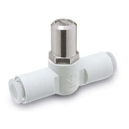 Picture of AS200 Series Threaded Speed Controller, 1/8 in Female Inlet Port x 6mm Tube Outlet Port, SMC, AS2001F-06T
