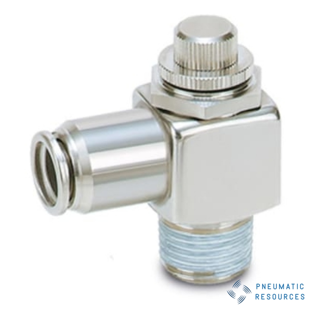 Picture of ASG Series Tube Flow Controller, G 1/8 Inlet Port, R1/8in Tube Inlet Port x 4mm Tube Outlet Port, SMC, ASG320F-01-04S