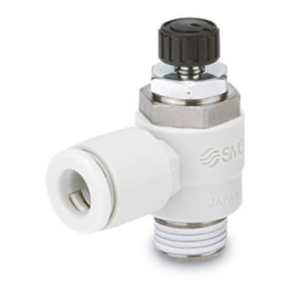 Picture of AS Series Speed Controller, G 1/8 Inlet Port x 6mm Tube Outlet Port, SMC, AS2211FM-01-06S