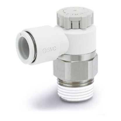 Picture of AS Series Threaded Fitting, UNI 1/8 Male Inlet Port x 4mm Tube Outlet Port, SERIE AS###1F-#A, SMC, AS2211F-01-04SA