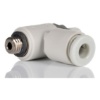 Picture of AS Series Threaded Flow Regulator, M5 x 0.8 Male Inlet Port x M5 x 0.8 Male Outlet Port x 4mm Tube Outlet Port, SMC, AS1201F-M5-04