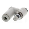Picture of AS Series Threaded Flow Regulator, M5 x 0.8 Male Inlet Port x M5 x 0.8 Male Outlet Port x 4mm Tube Outlet Port, SMC, AS1301F-M5-04