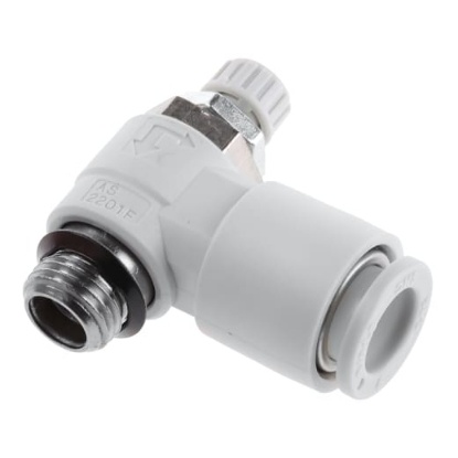 Picture of AS Series Threaded Flow Regulator x 8mm Tube Outlet Port, SMC, AS2201F-U01-08