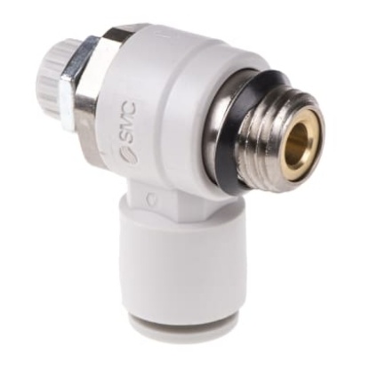 Picture of AS Series Threaded Flow Regulator x 8mm Tube Outlet Port, SMC, AS2201F-U02-08