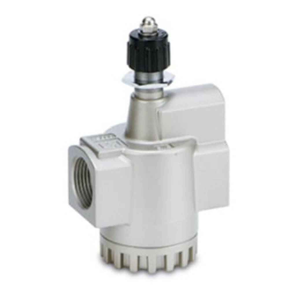 Picture of AS Series Threaded Speed Controller, NPT 1 Inlet Port x NPT 1 Outlet Port, SMC, AS600-N10-L