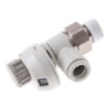 Picture of AS Series Threaded Speed Controller, R 1/8 Male Inlet Port x 6mm Tube Outlet Port, SMC, AS2201FS-01-06S