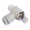 Picture of AS Series Threaded Speed Controller, R 1/8 Male Inlet Port x R 1/8 Male Outlet Port x 6mm Tube Outlet Port, SMC, AS2201F-01-06S