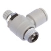 Picture of AS Series Threaded Speed Controller, R 1/8 Male Inlet Port x R 1/8 Male Outlet Port x 6mm Tube Outlet Port, SMC, AS2201F-01-06S