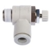 Picture of AS Series Threaded Speed Controller, R 1/8 Male Inlet Port x R 1/8 Male Outlet Port x 6mm Tube Outlet Port, SMC, AS2201F-01-06S