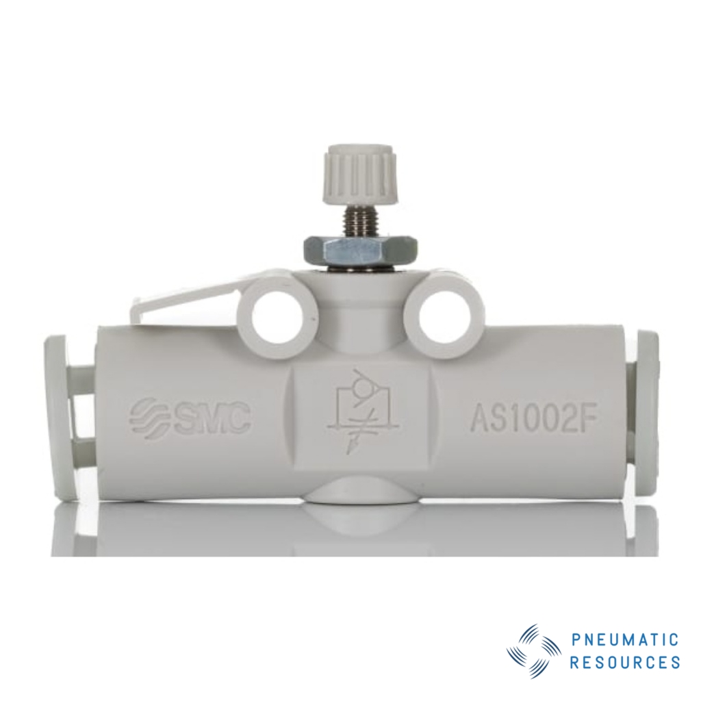 Picture of AS Series Tube Flow Controller, 6mm Tube Inlet Port x 6mm Tube Outlet Port, SMC, AS1002F-06
