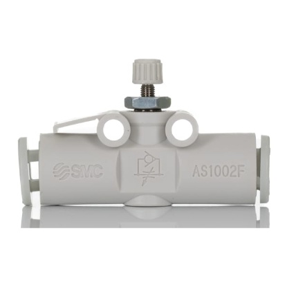 Picture of AS Series Tube Flow Controller, 6mm Tube Inlet Port x 6mm Tube Outlet Port, SMC, AS1002F-06