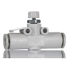 Picture of AS Series Tube Flow Controller, 6mm Tube Inlet Port x 6mm Tube Outlet Port, SMC, AS2002F-06