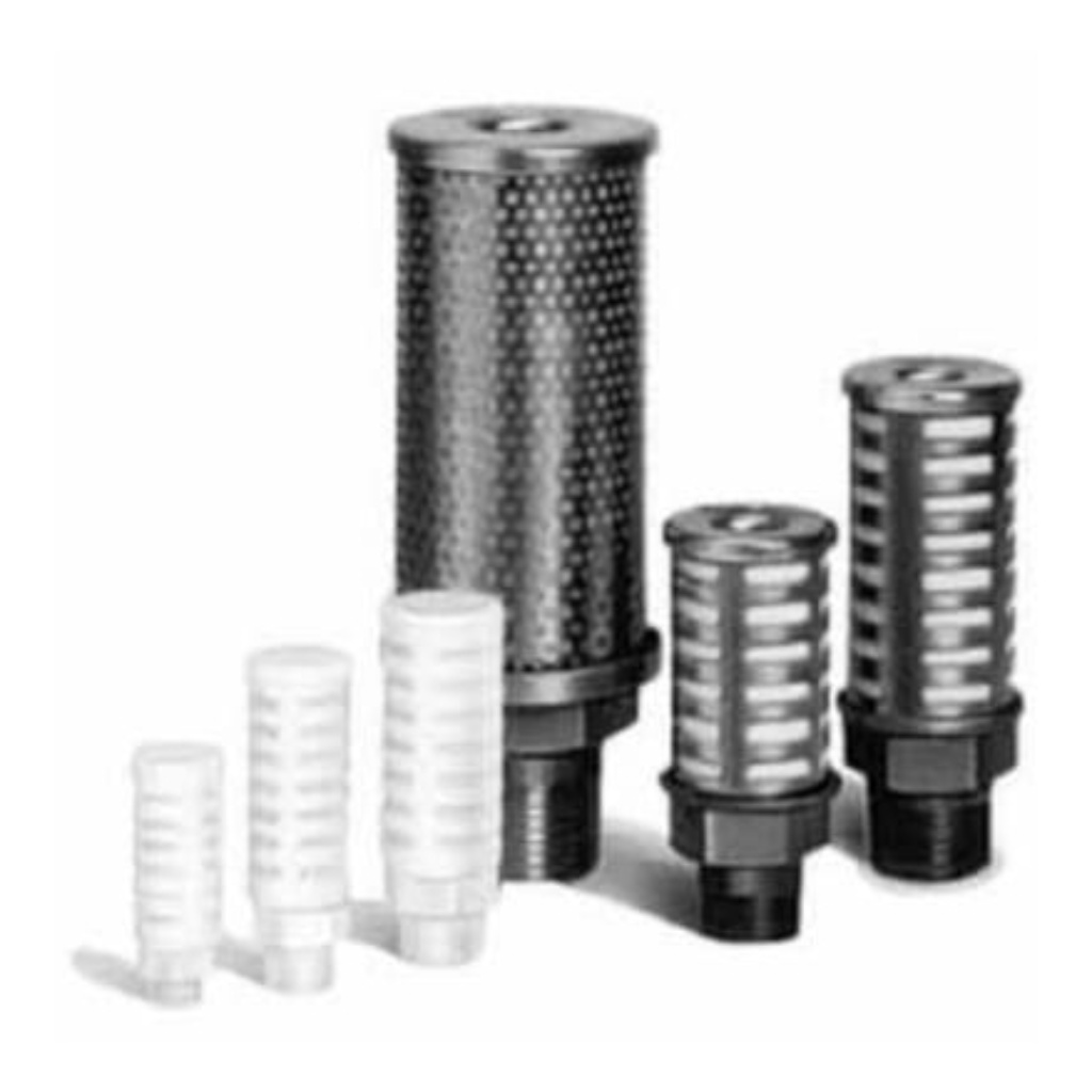 Picture of AN800 Stainless Steel 10bar Pneumatic Silencer, Threaded, R 1-1/2 Male, SMC, AN800-14