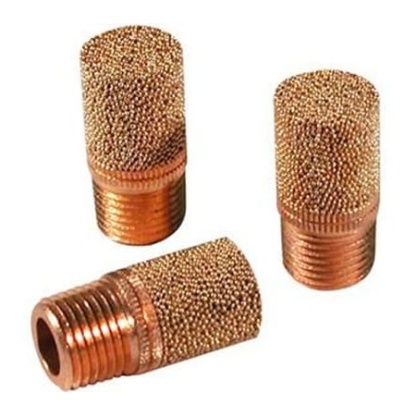 Picture of AN Copper Alloy, Phosphor Bronze Pneumatic Silencer, Threaded, R 1/8, SMC, AN110-01